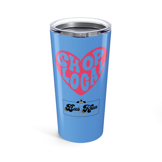 Blue Shop Local/ Bee's Knees Tumbler 20oz