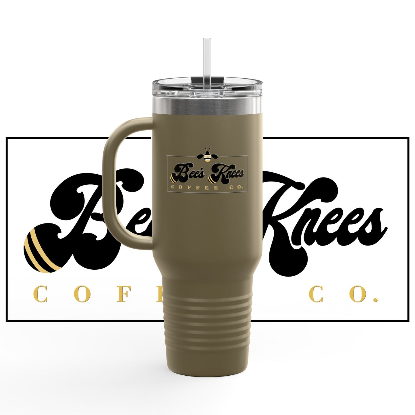Bee's Knees Insulated Travel Mug, 40oz