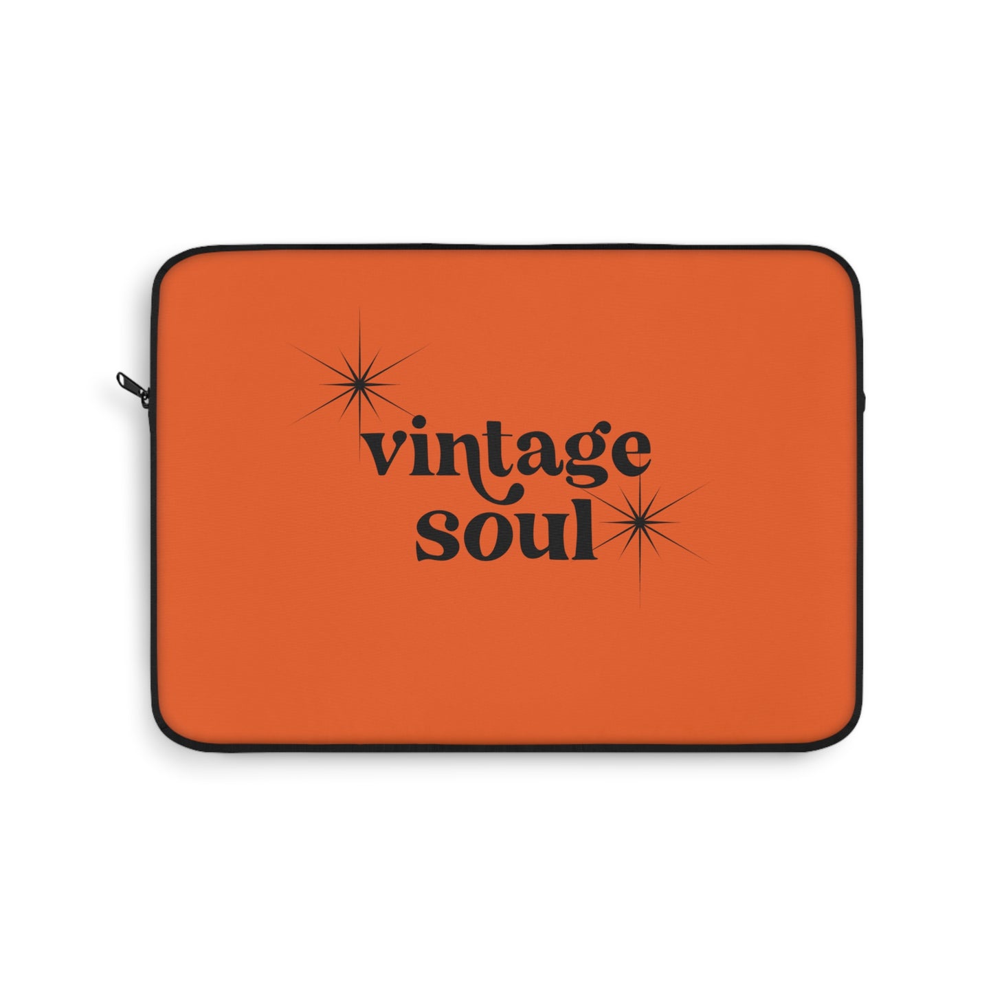 Orange Vintage Soul Laptop Sleeve - Stylish & Protective Case for Trendy Individuals