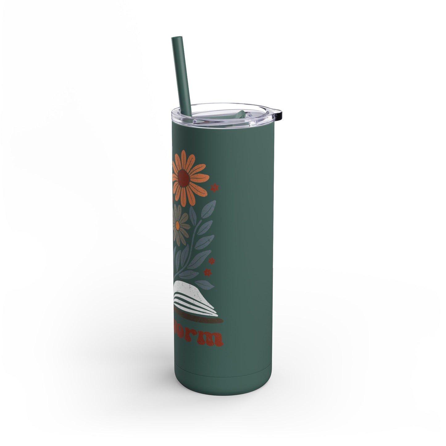 Bookworm Maars Maker Skinny Matte Tumbler, 20oz