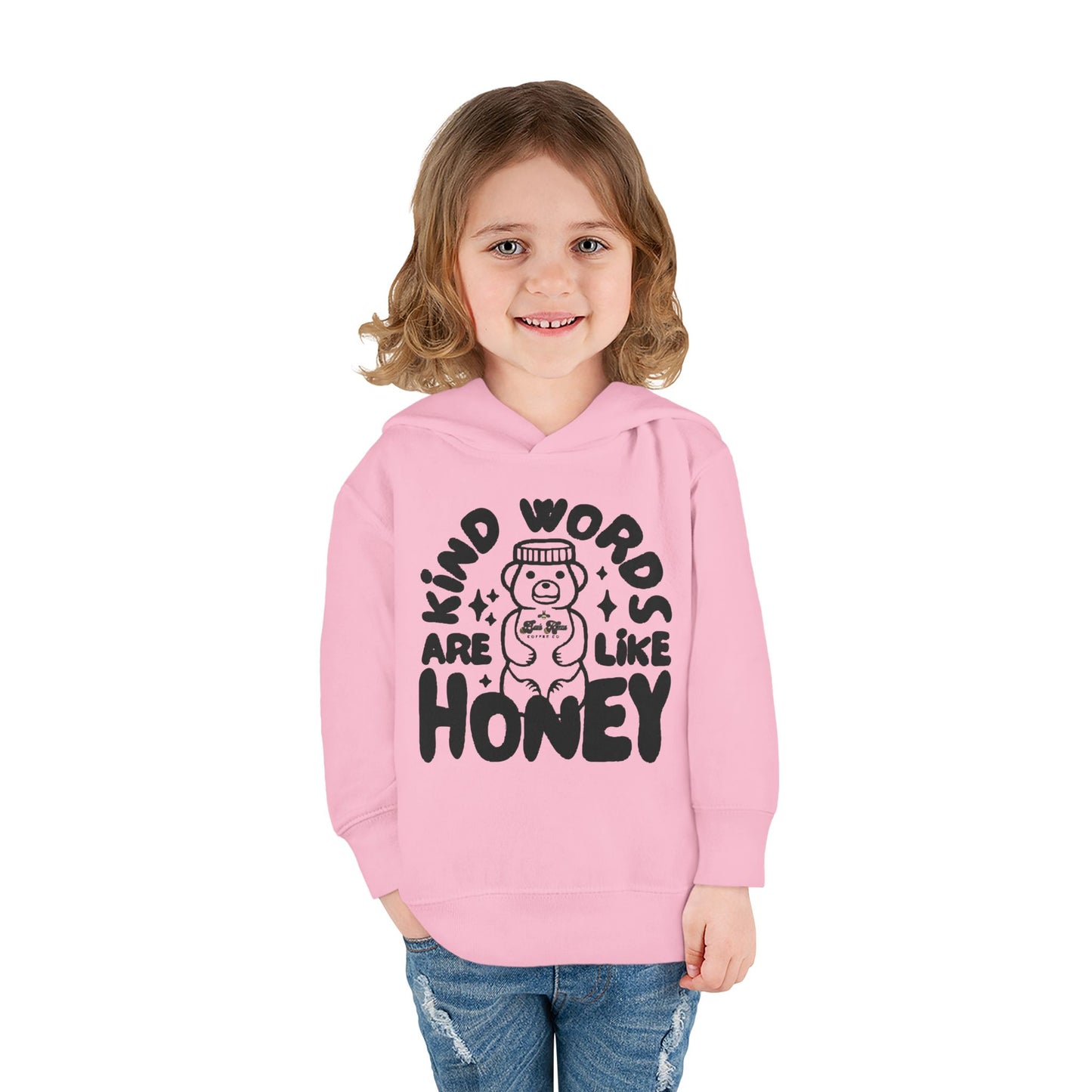Kind Words/Bee's Knees Toddler Pullover Fleece Hoodie