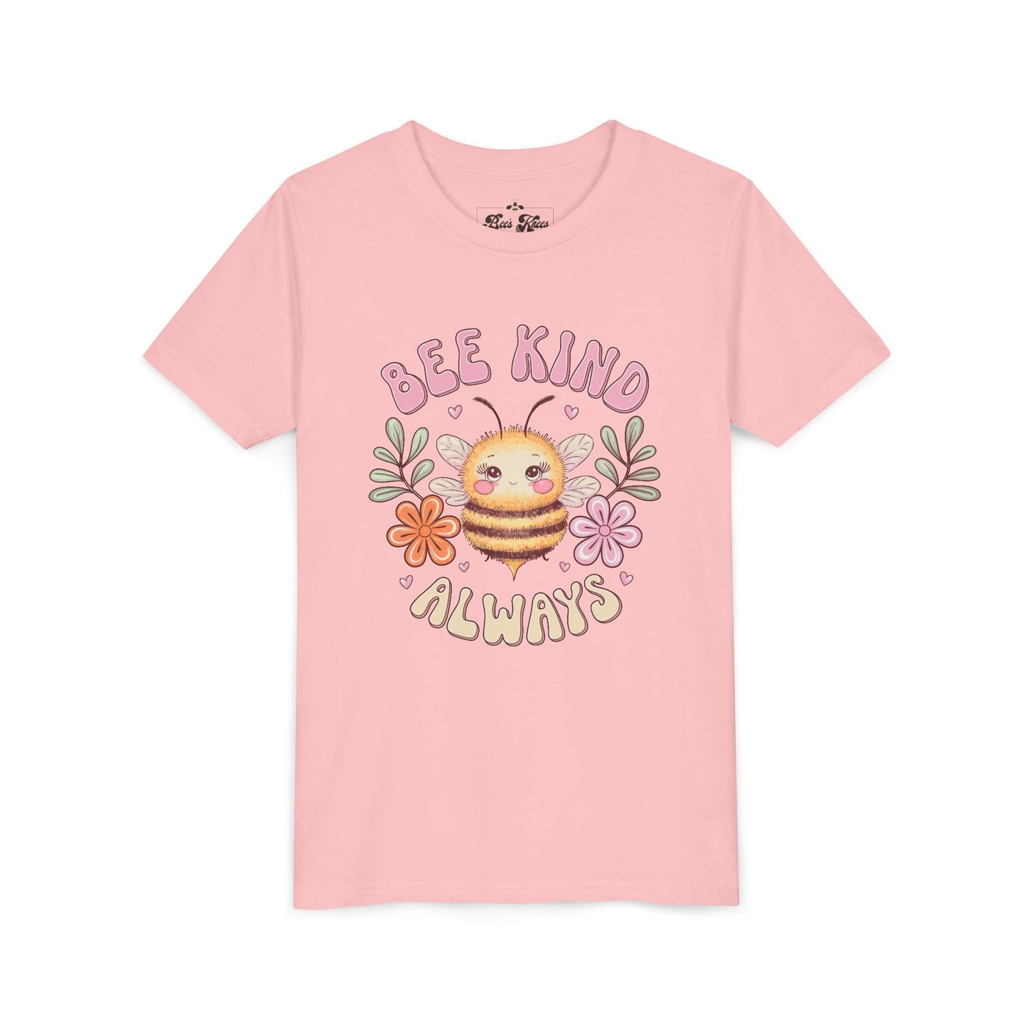 Bee Kind Always Youth Short Sleeve Tee - Positive Vibe Kids T-Shirt