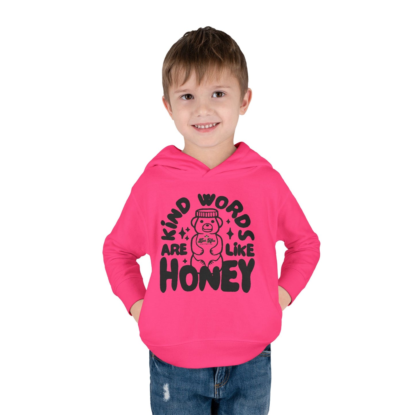 Kind Words/Bee's Knees Toddler Pullover Fleece Hoodie