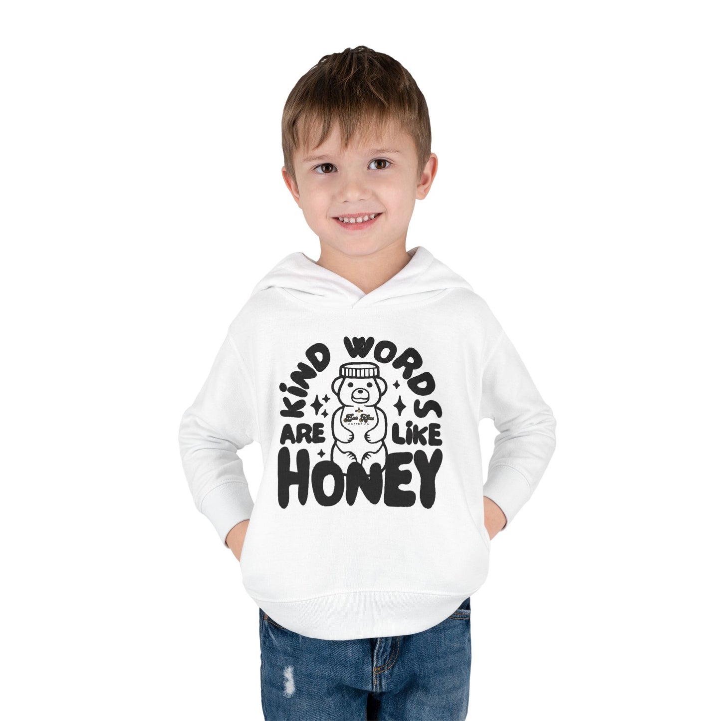 Kind Words/Bee's Knees Toddler Pullover Fleece Hoodie