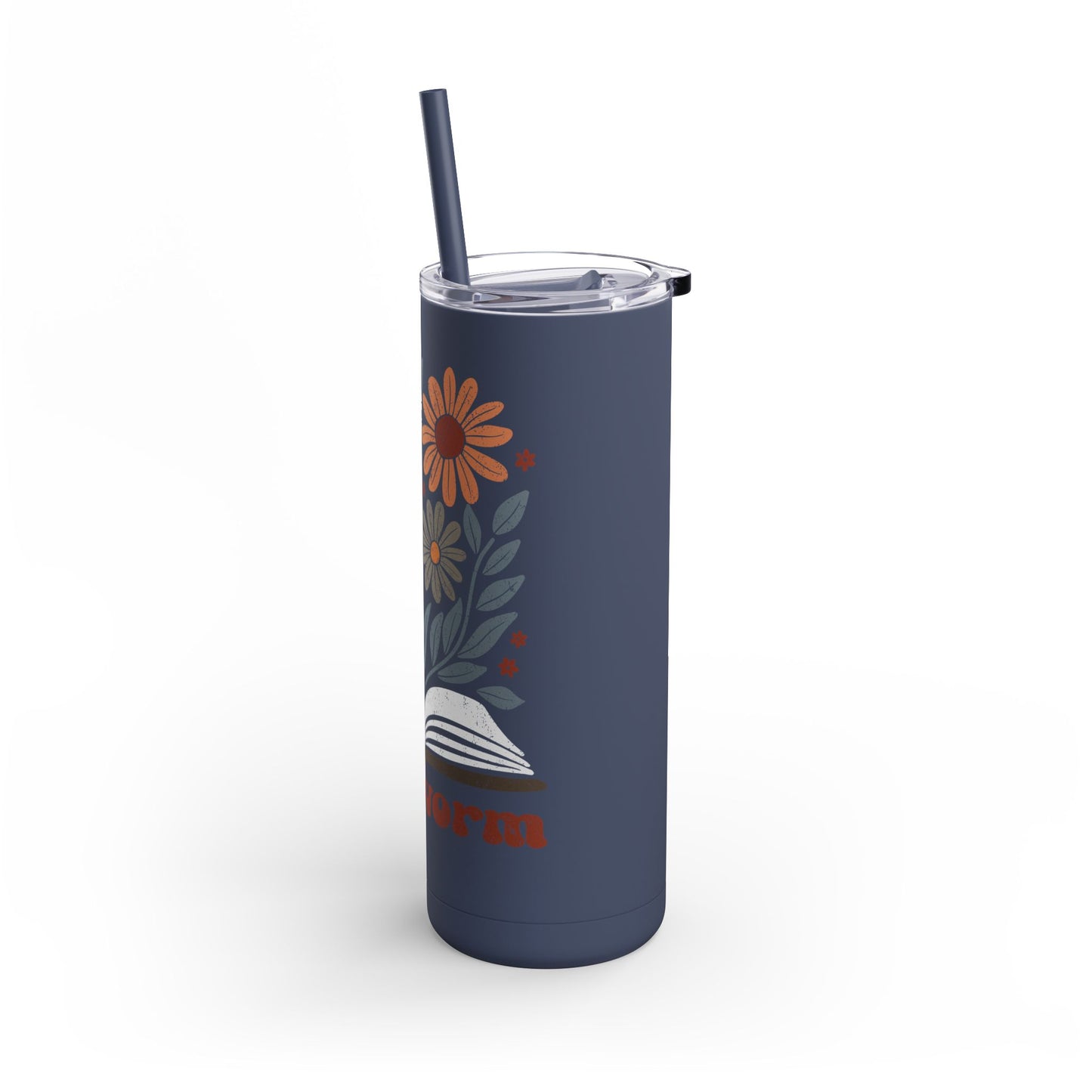 Bookworm Maars Maker Skinny Matte Tumbler, 20oz