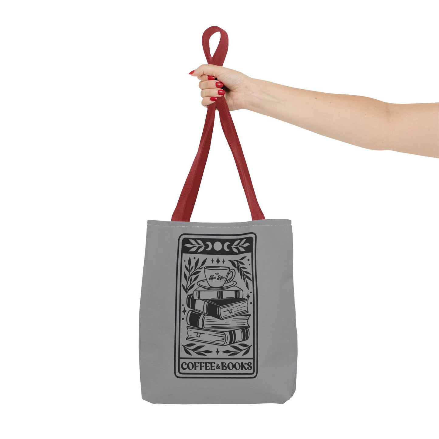 Bee's Knees Coffee & Books Tote Bag (AOP)