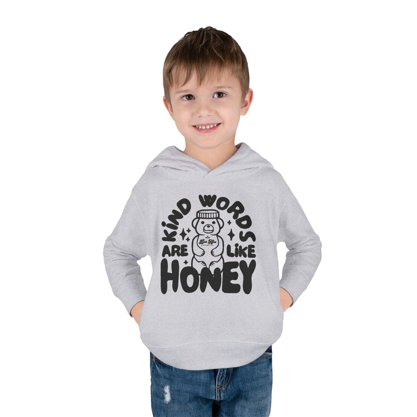 Kind Words/Bee's Knees Toddler Pullover Fleece Hoodie