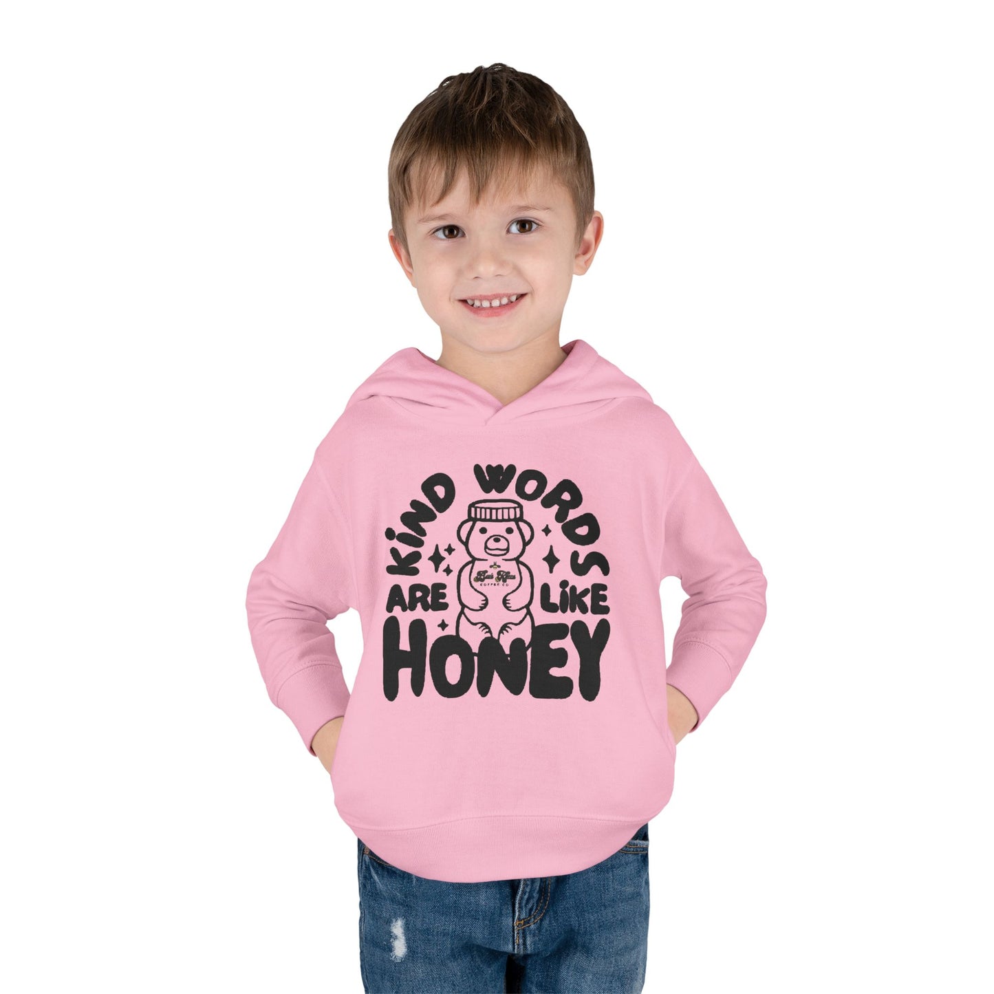 Kind Words/Bee's Knees Toddler Pullover Fleece Hoodie