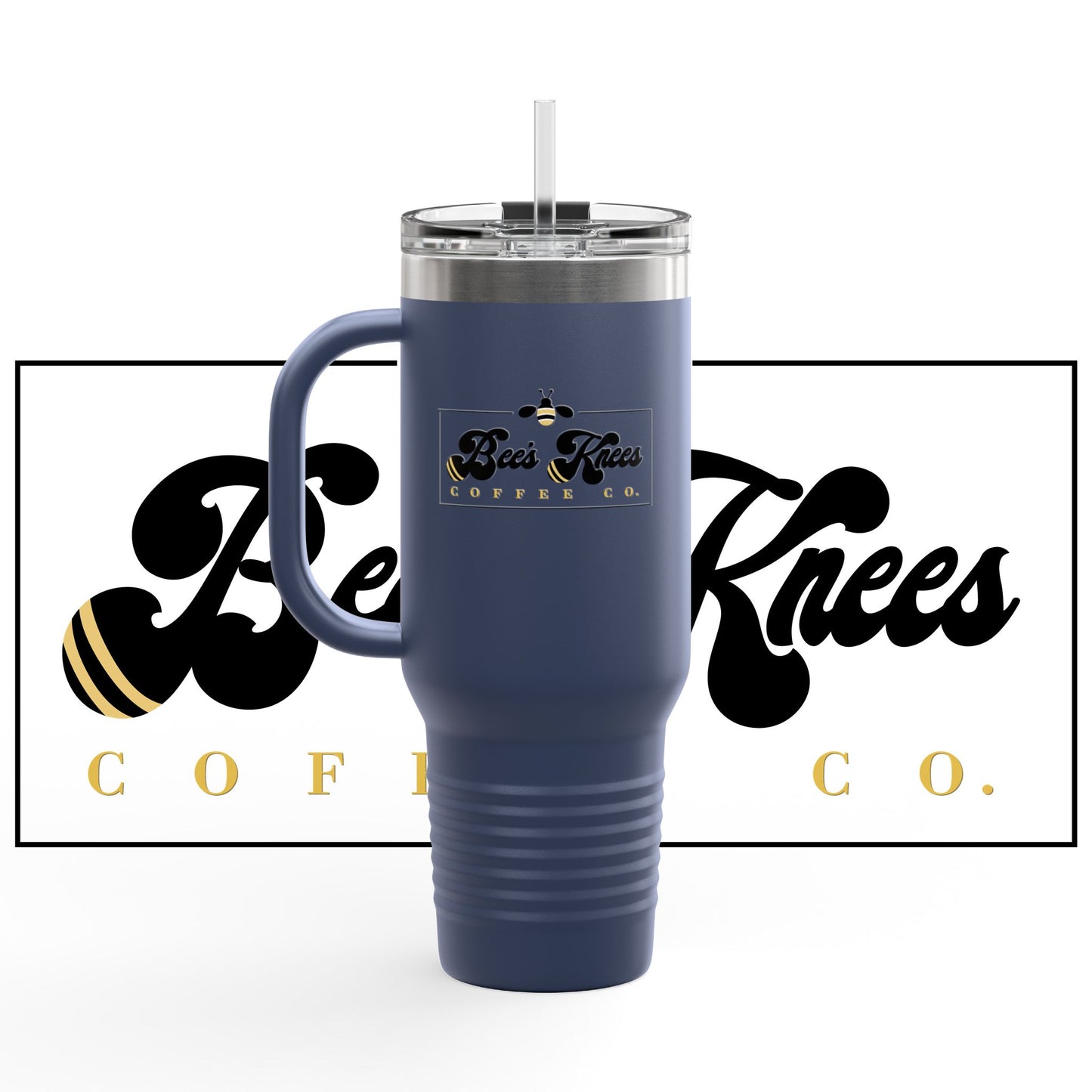 Bee's Knees Insulated Travel Mug, 40oz