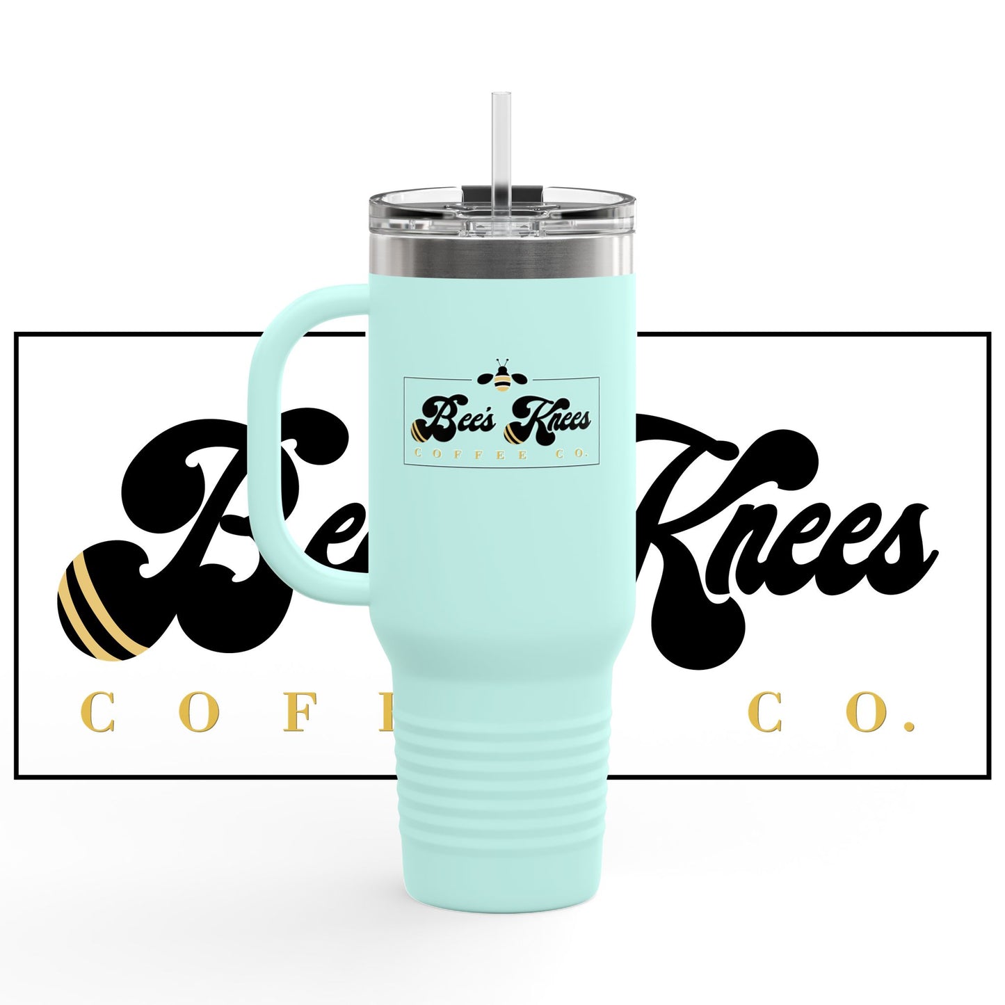 Bee's Knees Insulated Travel Mug, 40oz