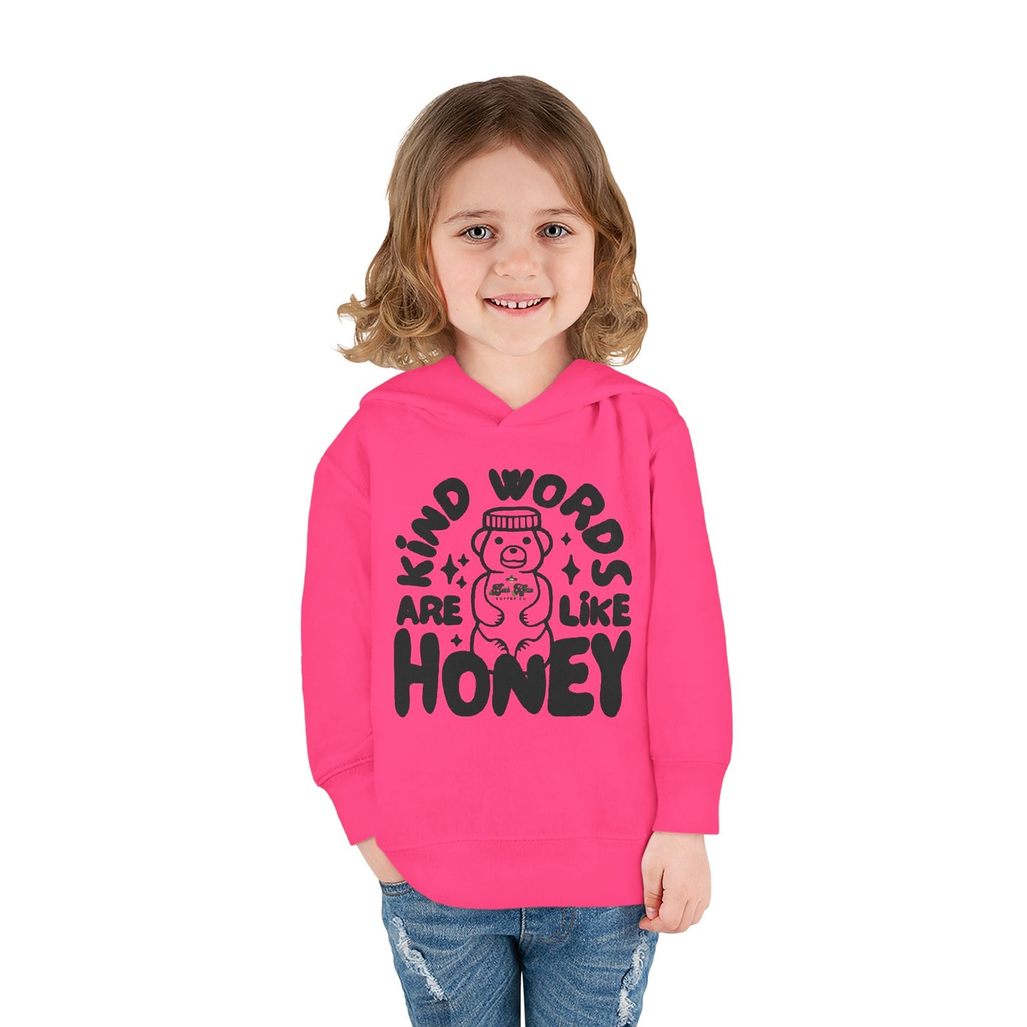 Kind Words/Bee's Knees Toddler Pullover Fleece Hoodie