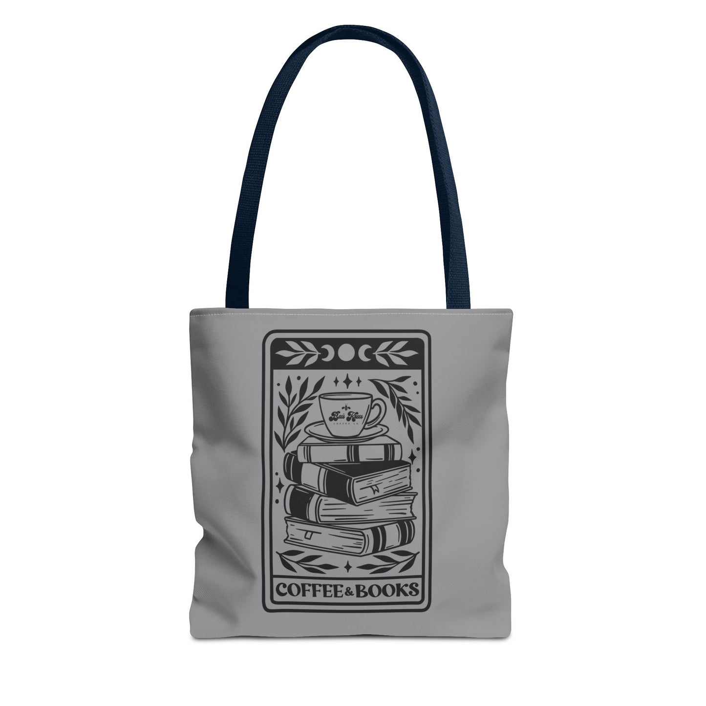 Bee's Knees Coffee & Books Tote Bag (AOP)