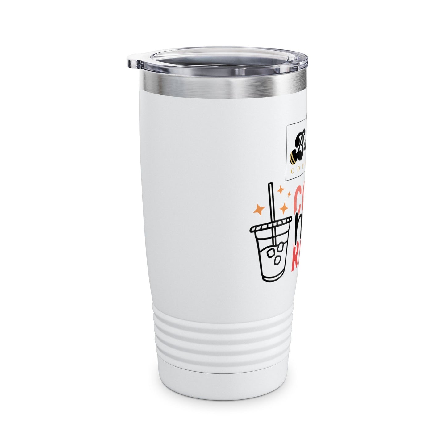 Bee's Knees Logo Coffee, Nurse, Repeat, Ringneck Tumbler, 20oz