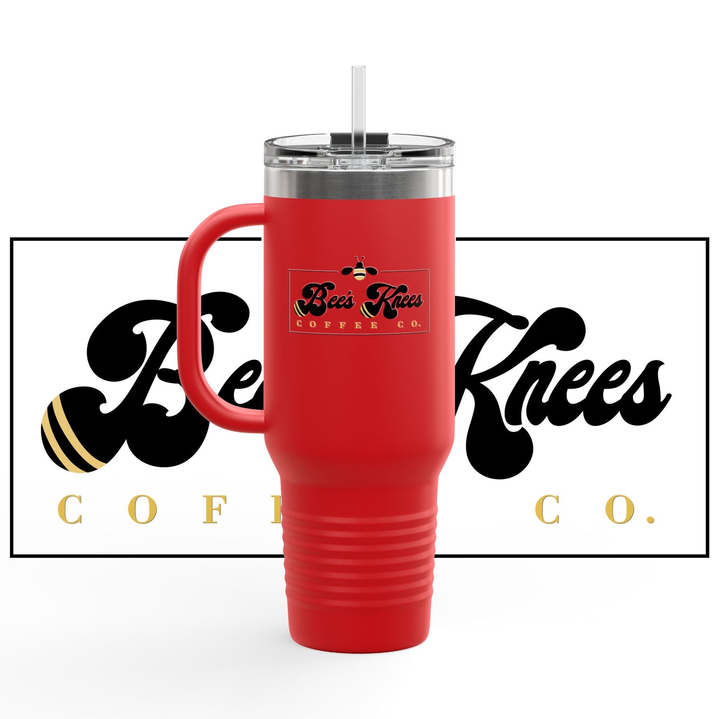 Bee's Knees Insulated Travel Mug, 40oz