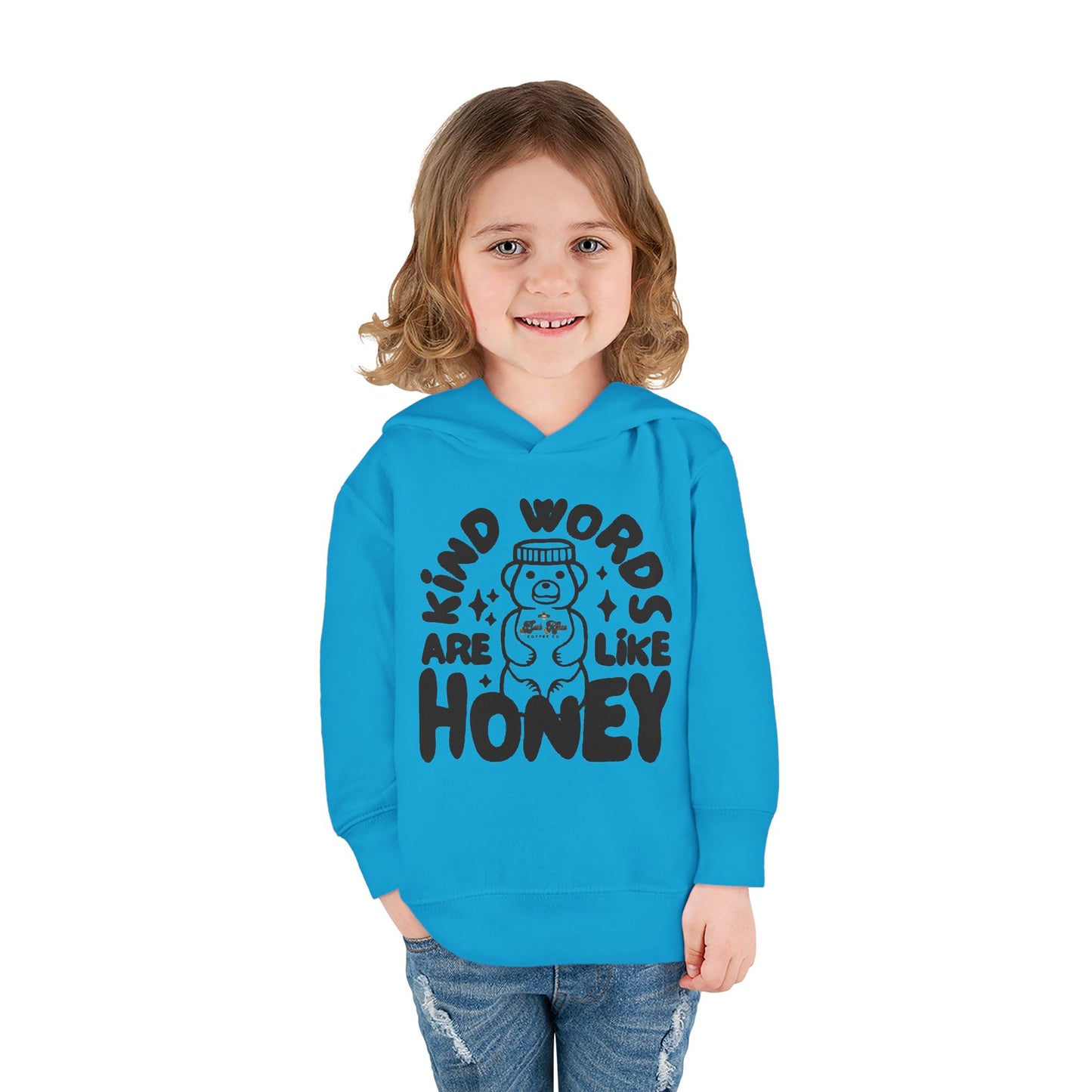 Kind Words/Bee's Knees Toddler Pullover Fleece Hoodie