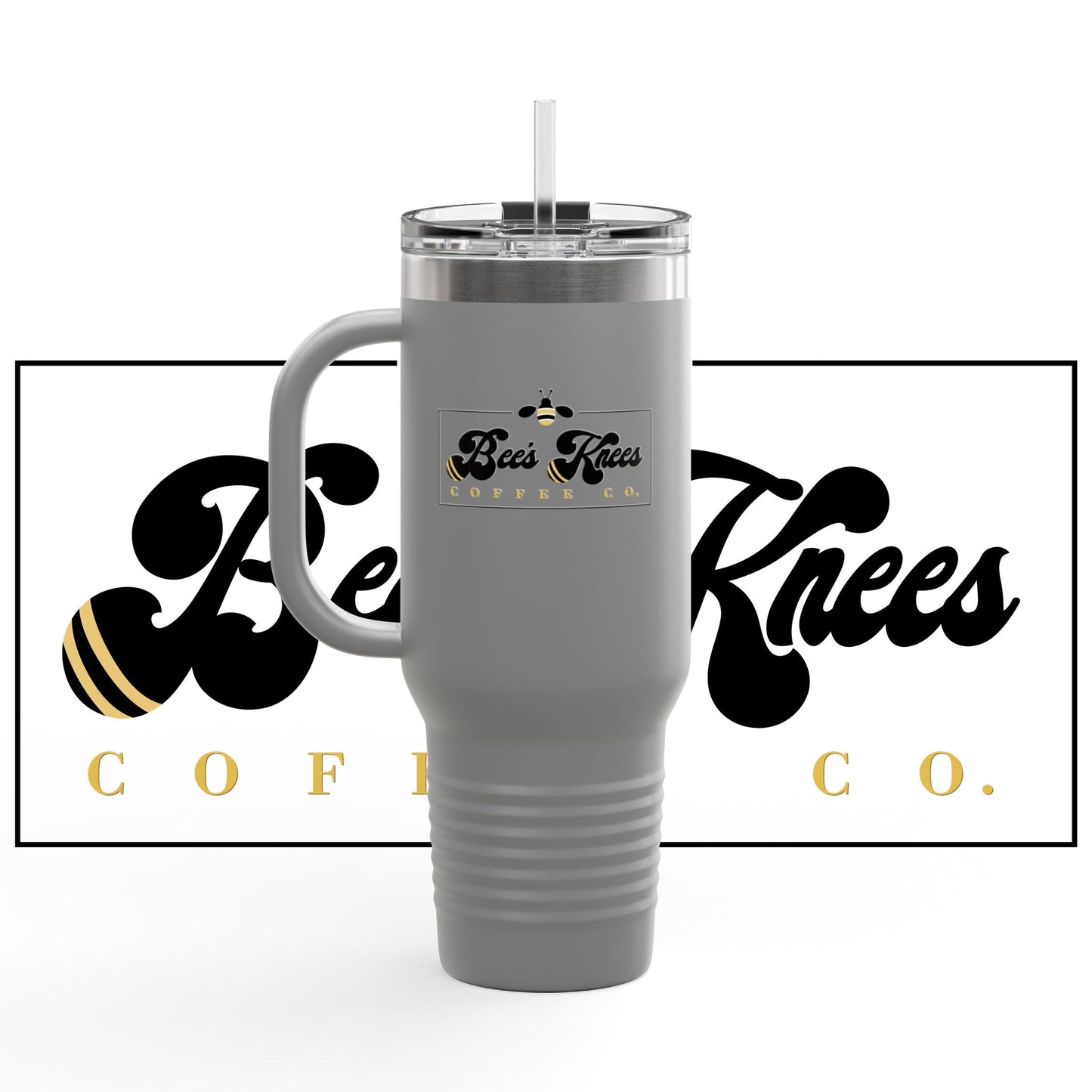Bee's Knees Insulated Travel Mug, 40oz