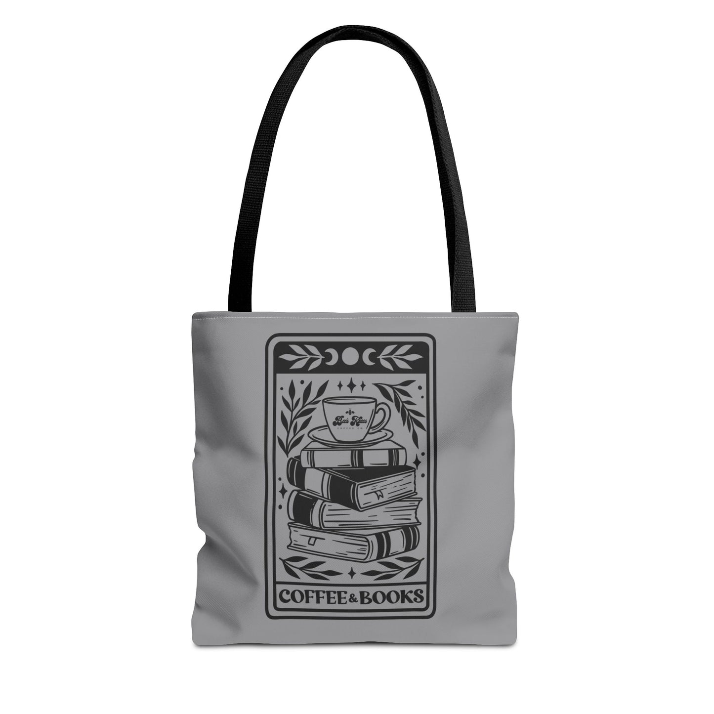 Bee's Knees Coffee & Books Tote Bag (AOP)