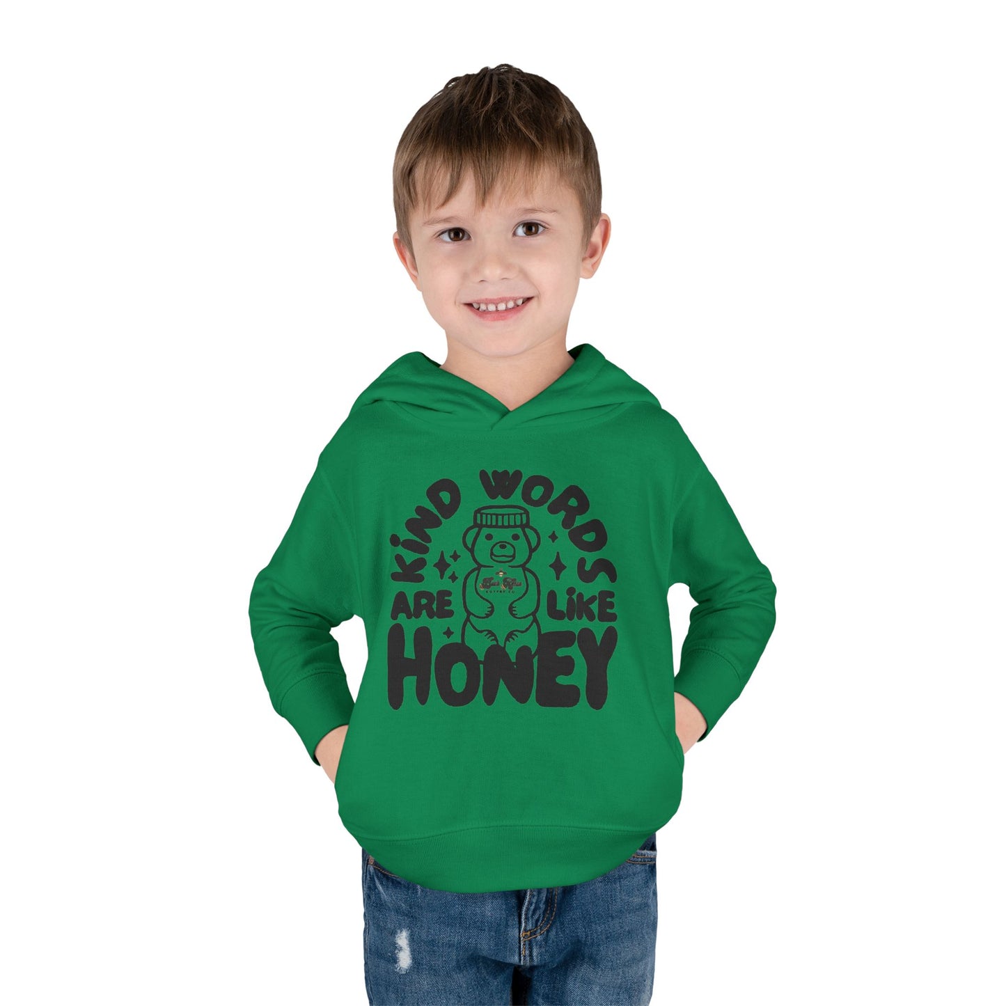 Kind Words/Bee's Knees Toddler Pullover Fleece Hoodie