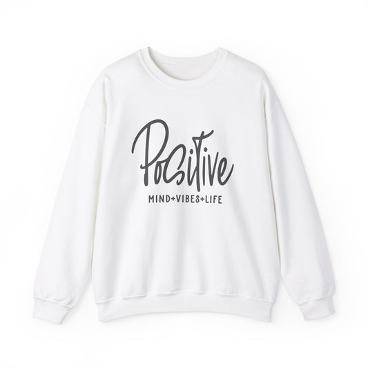 Positive Vibes Unisex Heavy Blend™ Crewneck Sweatshirt