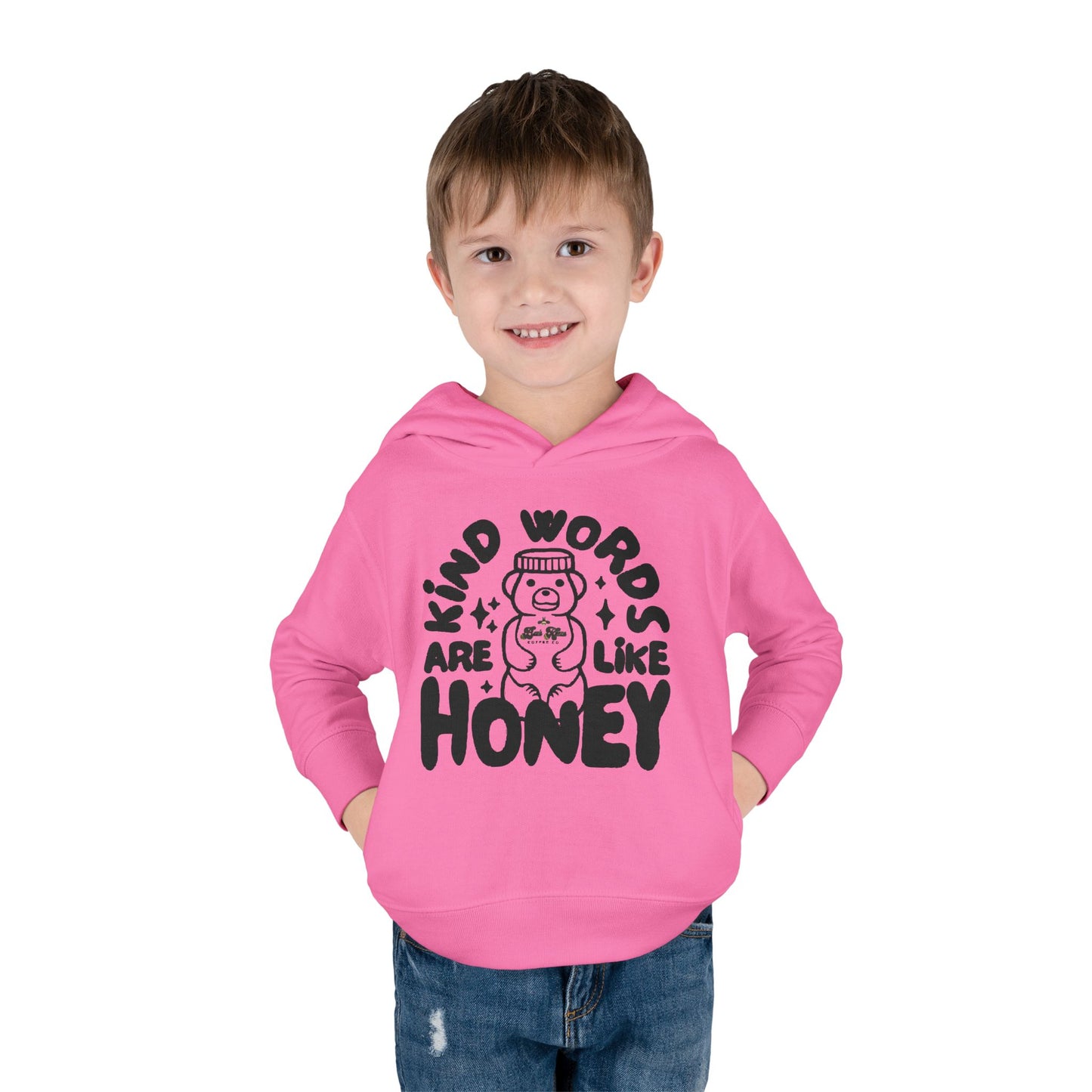 Kind Words/Bee's Knees Toddler Pullover Fleece Hoodie