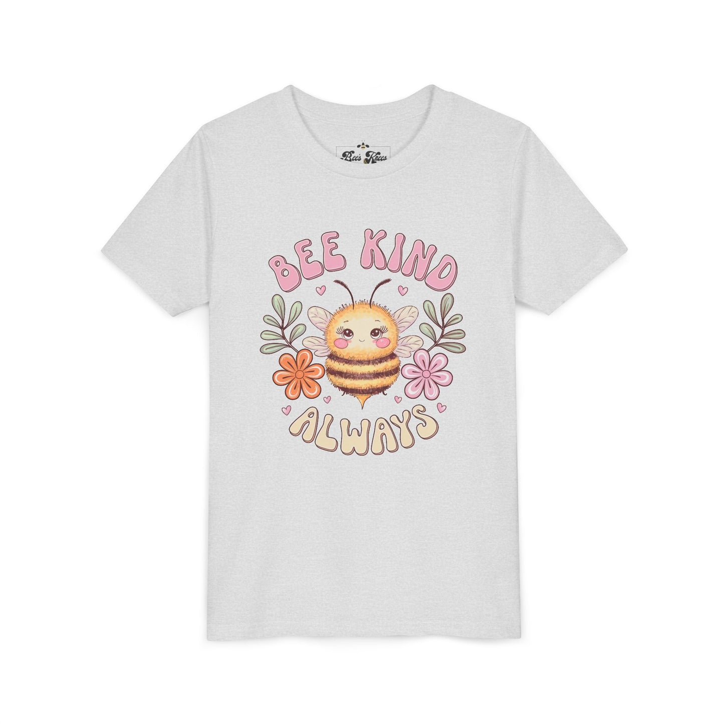 Bee Kind Always Youth Short Sleeve Tee - Positive Vibe Kids T-Shirt