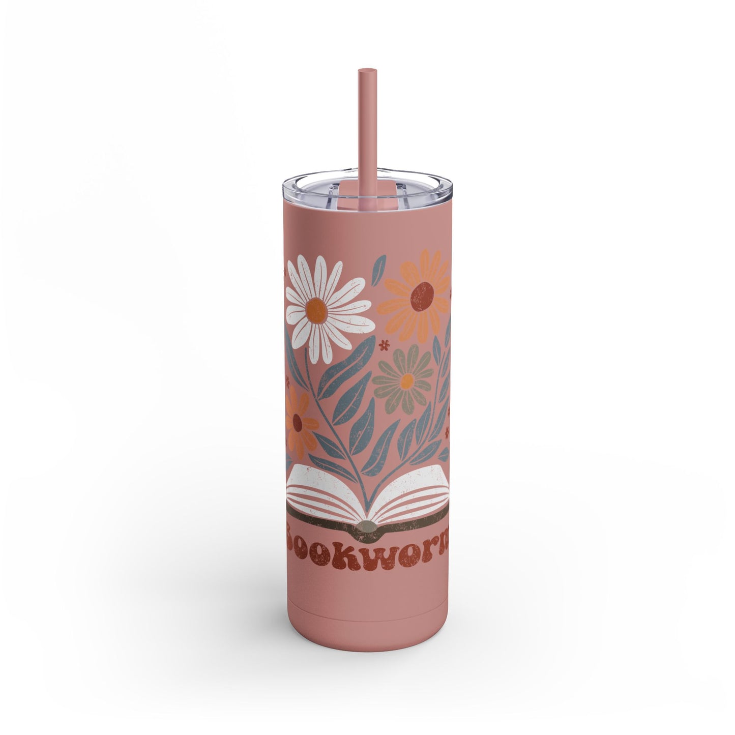 Bookworm Maars Maker Skinny Matte Tumbler, 20oz